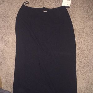 Liz Claiborne long black skirt